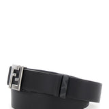 Fendi premium belts detail and craftsmanship close-up