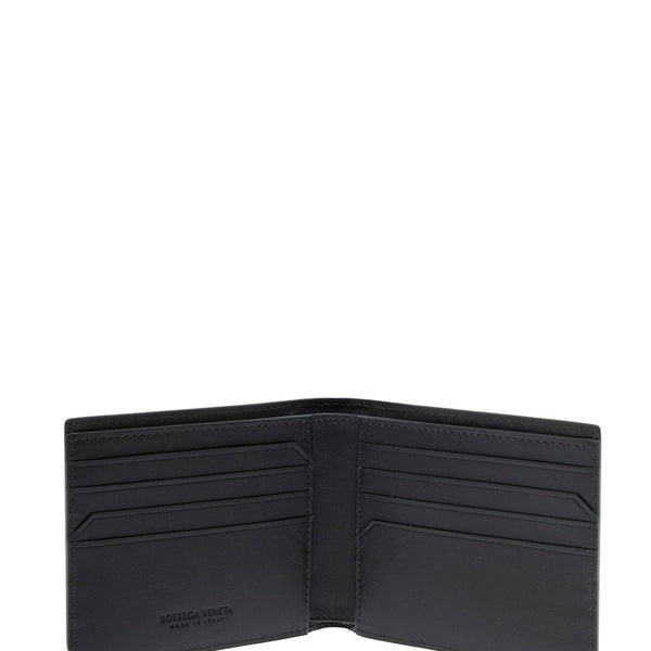 Bottega Veneta Wallets? Bottega Veneta Men Green Bi-Fold Wallet With Intrecciato Motif And Embossed Logo Lettering On The Inside In Leather Man Elegant Everyday Leather Wallet
