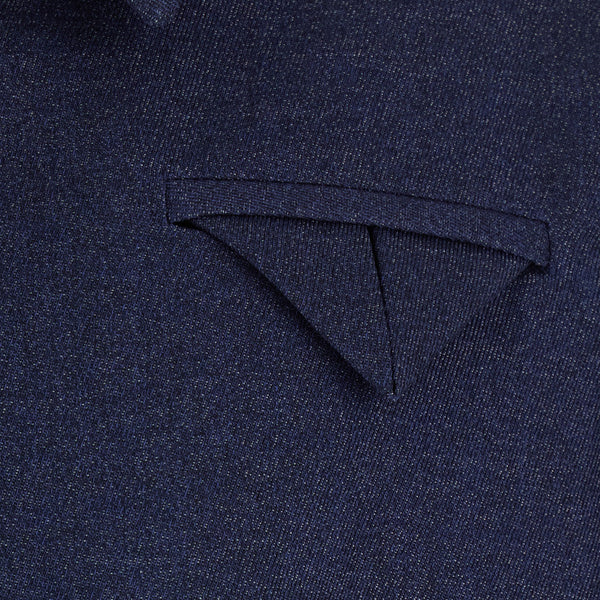 Bottega Veneta Jackets? Bottega Veneta Men Blue Jacket With Classic Collar And Front Zip Closure In Wool Man Premium Casual Designer Jacket