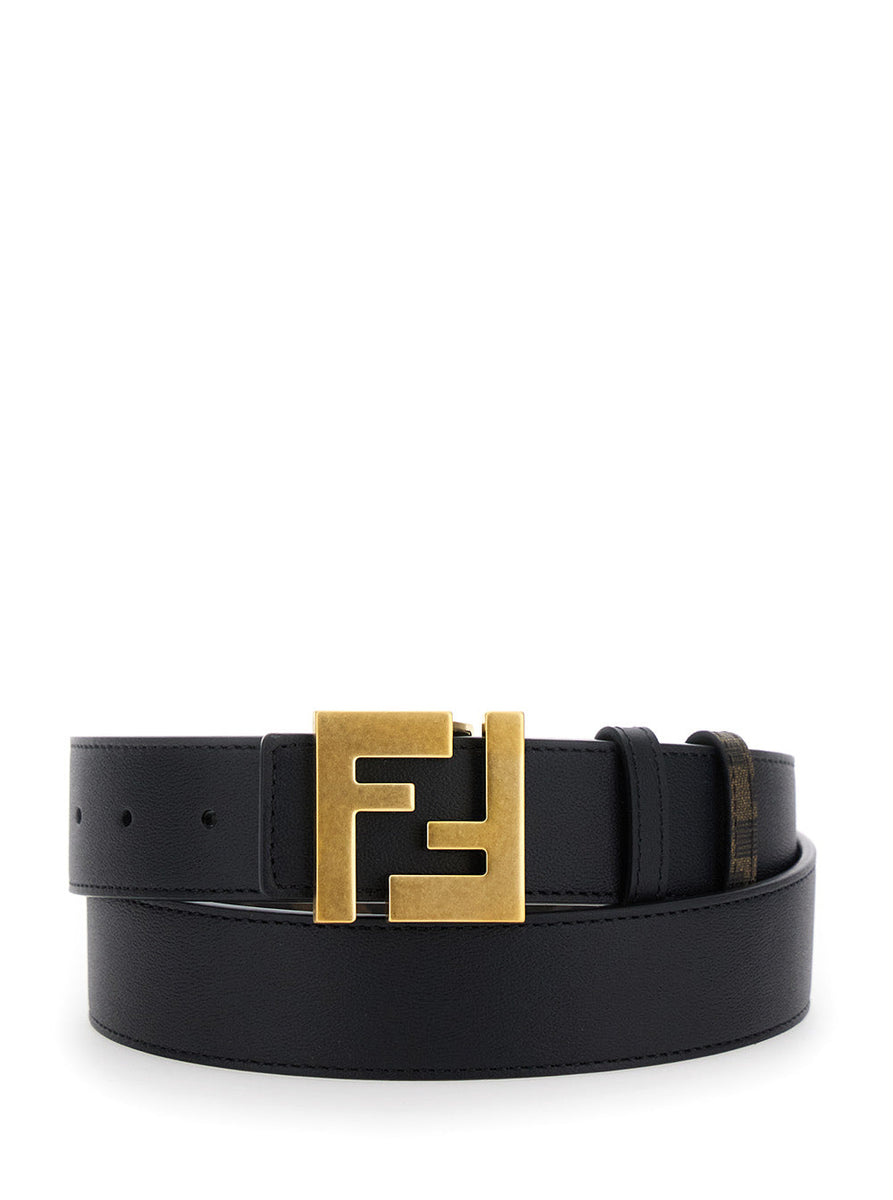 Fendi belts luxury designer piece front view