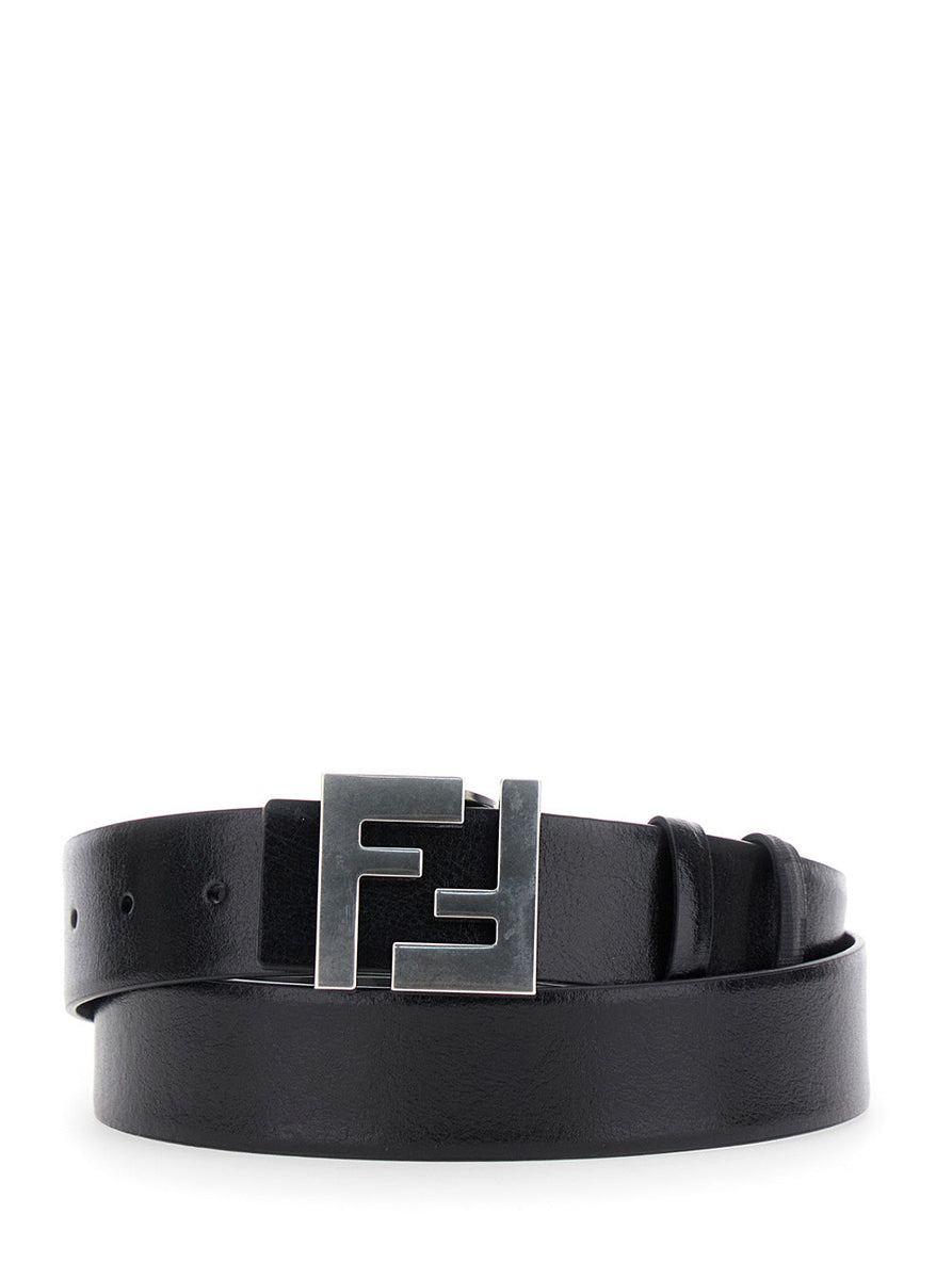 Fendi belts luxury designer piece front view