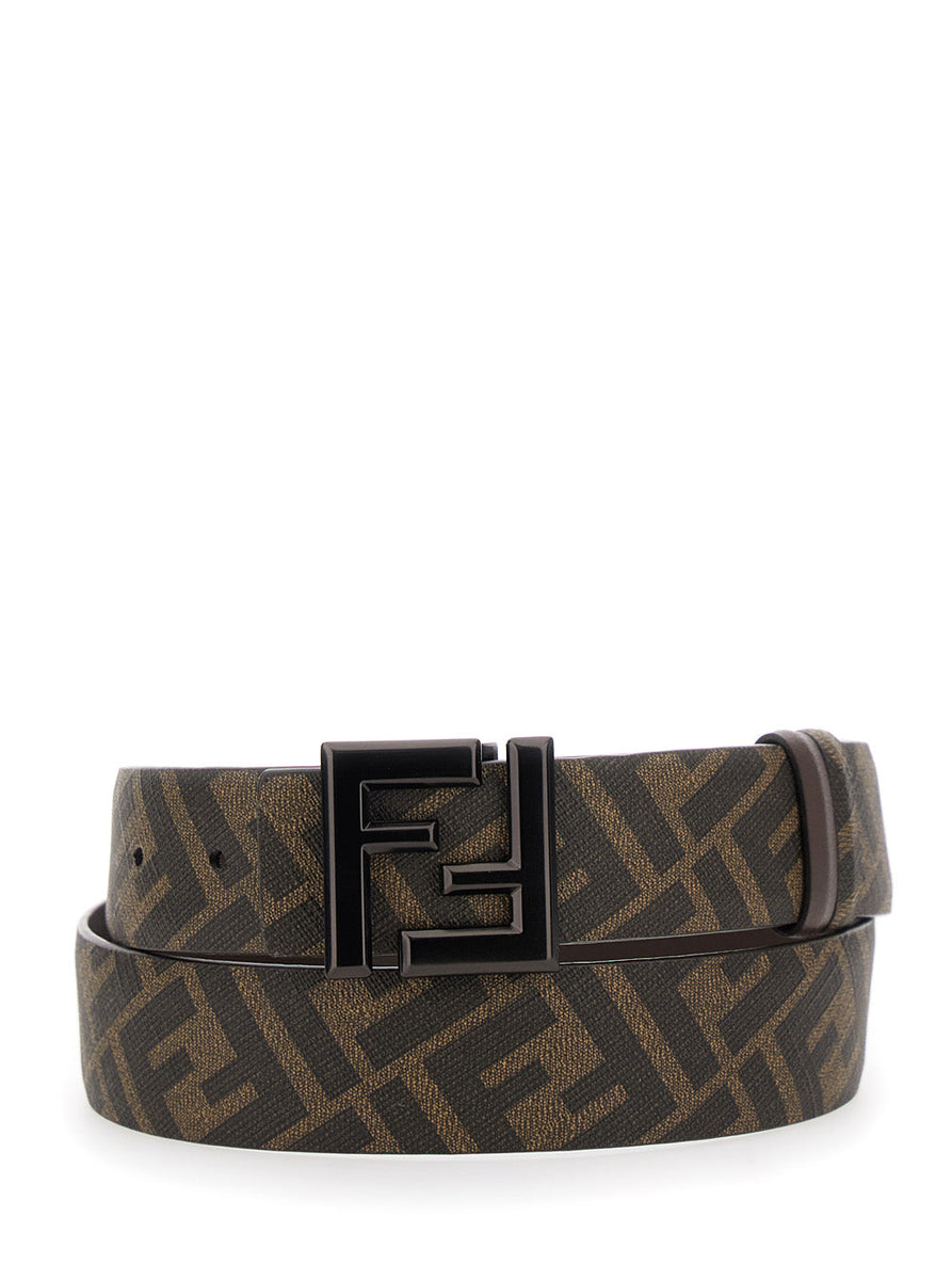 Fendi belts luxury designer piece front view