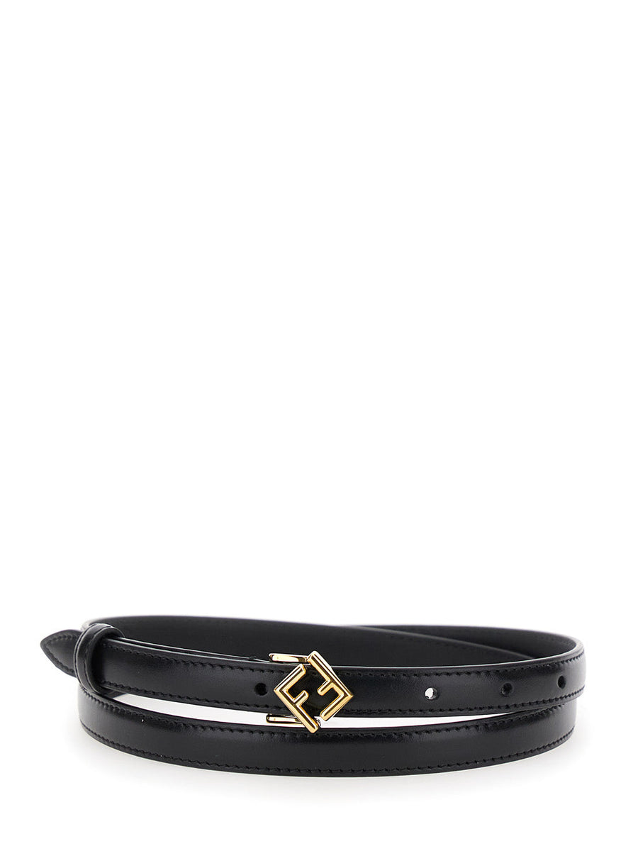 Fendi belts luxury designer piece front view