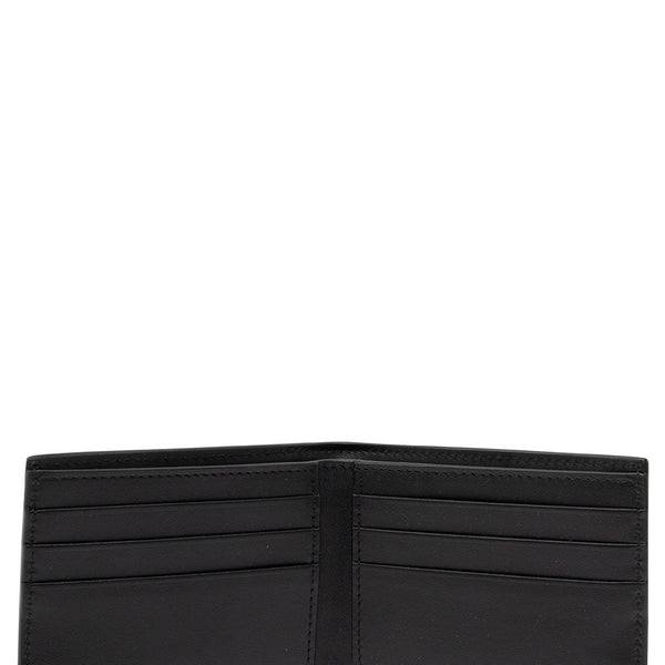 Bottega Veneta Wallets? Bottega Veneta Men Black Bi-Fold Wallet With Intreccio Motif In Leather Man Compact Luxury Card Wallet