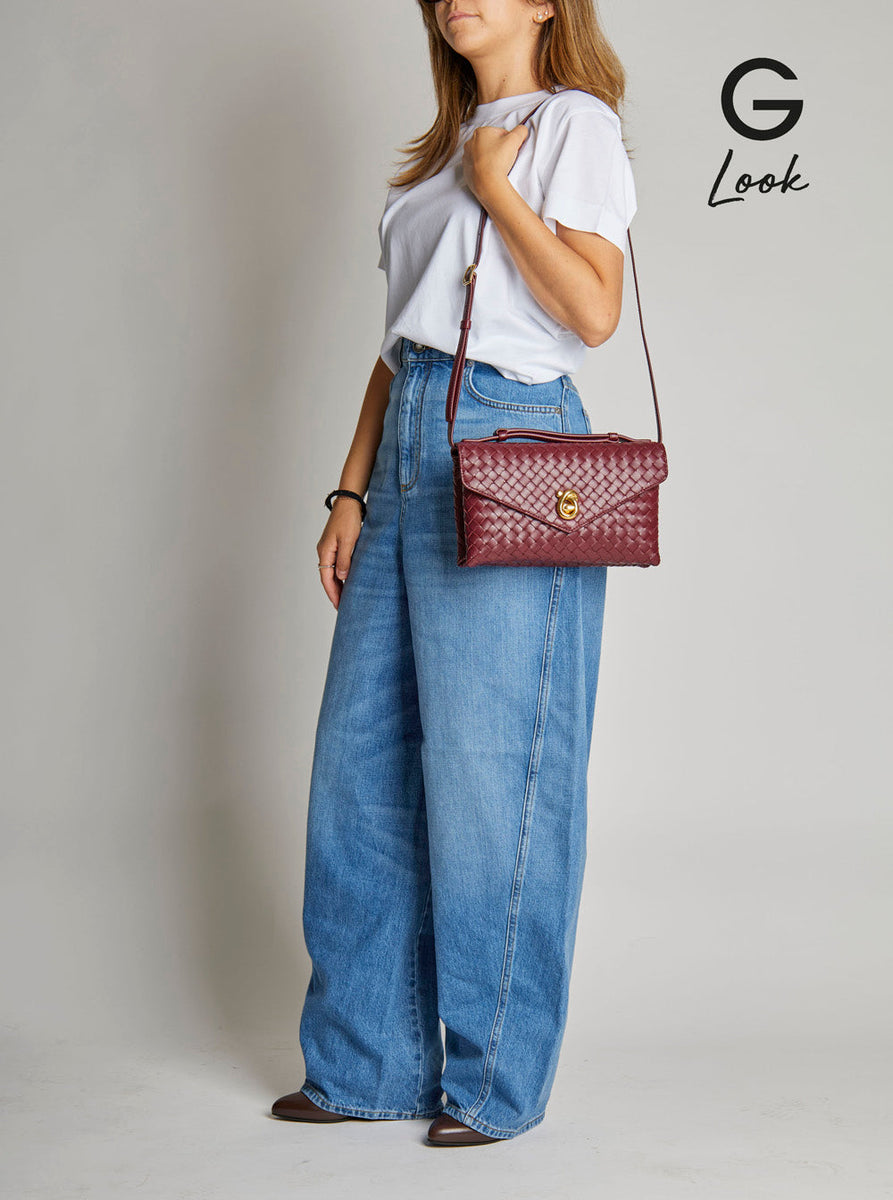 Bottega Veneta cross body bags luxury designer piece front view