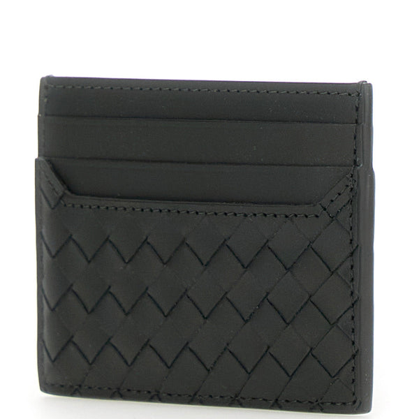 Bottega Veneta Wallets? Bottega Veneta Men Green Card Holder With Intrecciato Motif In Leather Man Premium Leather Designer Wallet