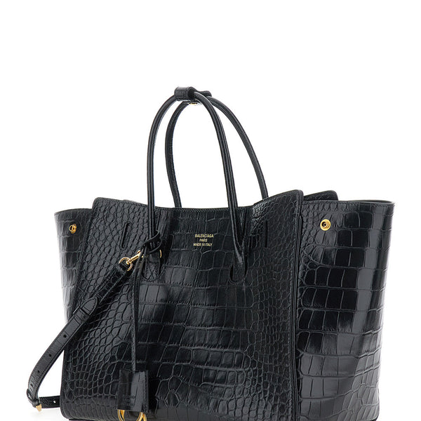 Balenciaga premium shoulder bags detail and craftsmanship close-up