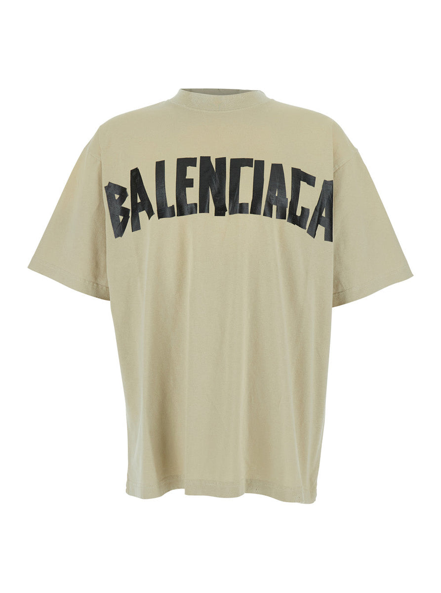 Balenciaga tee shirts luxury designer piece front view
