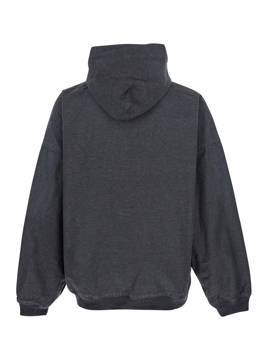 Balenciaga Hoodies? Balenciaga Men Look 35 Trompe L'oeil Hoodie Comfortable Luxury Streetwear Hoodie