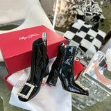 Close-up detail view of Roger Vivier luxury piece style No.062