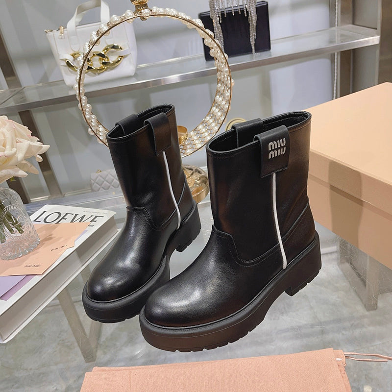 Close-up of Miu Miu shoes craftsmanship