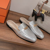 Hermès Beige Slingback Heels - Full Silhouette View