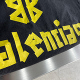 Close-up of Balenciaga designer clothing craftsmanship
