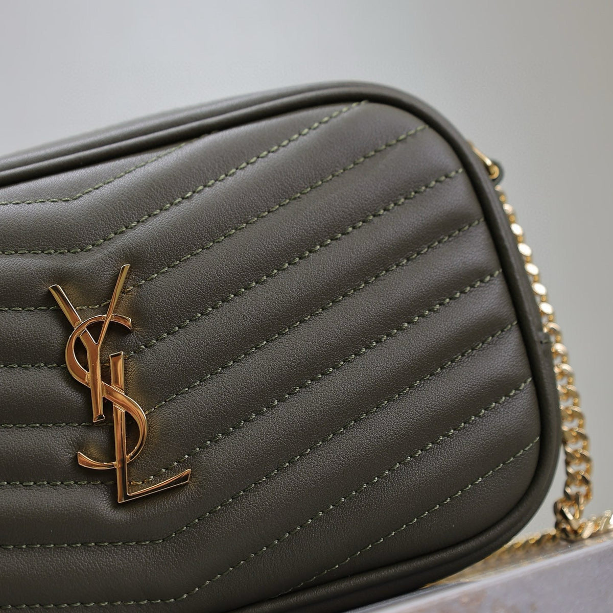 Saint Laurent Bags- Saint Laurent Lou Mini Bag Elegant Everyday Designer Handbag