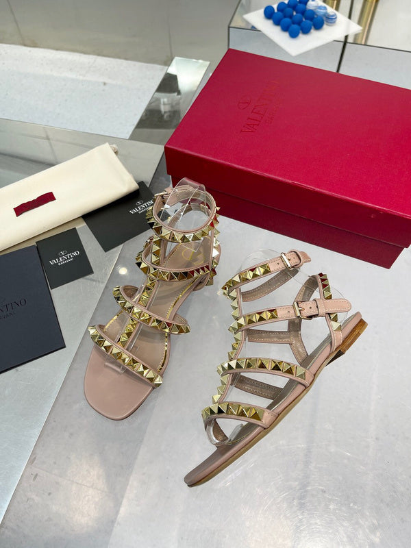 Close-up of Valentino Garavani shoes craftsmanship
