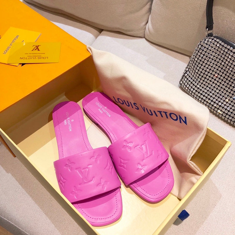 Louis Vuitton Tan Loafer Flats - Toe Detail View
