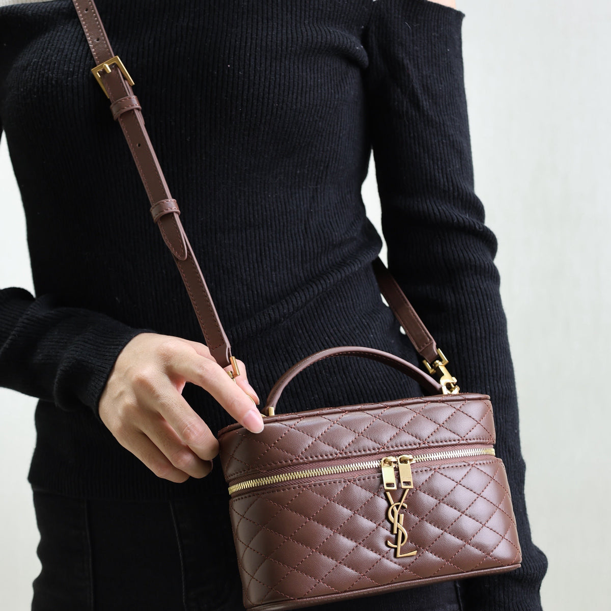 Saint Laurent Bags- Saint Laurent Gaby Vanity Bag Elegant Everyday Designer Handbag