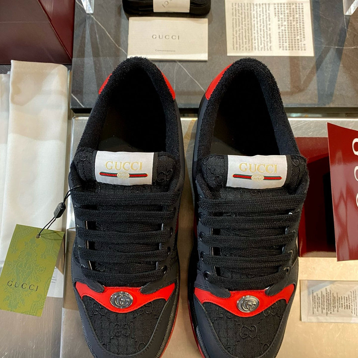 Gucci Shoes- Gucci Screener Trainers Comfortable Everyday Designer Shoes