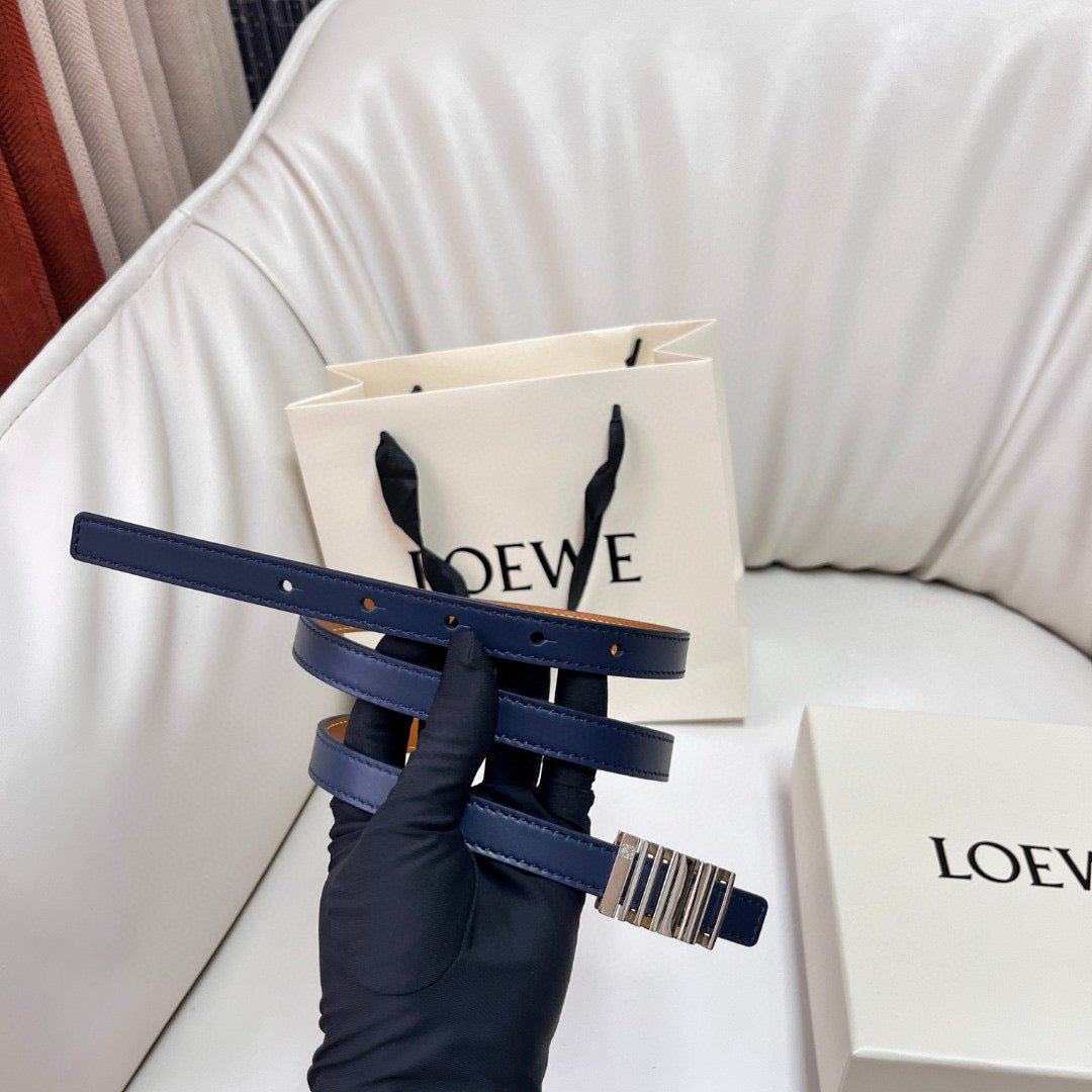 Belts- Loew Belt 1.5 Cm Premium Leather Designer Belt