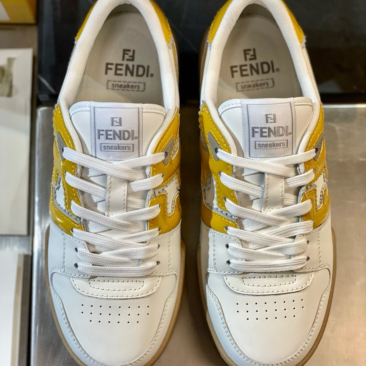 Shoes- Fen Match Sneaker Premium Designer Casual Shoes