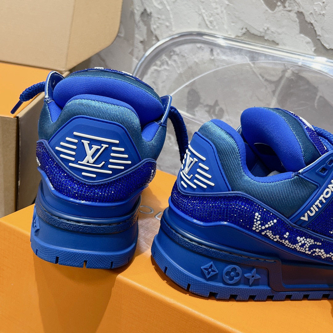 Louis Vuitton Shoes- Louis Vuitton Lou Trainers Comfortable Everyday Designer Shoes