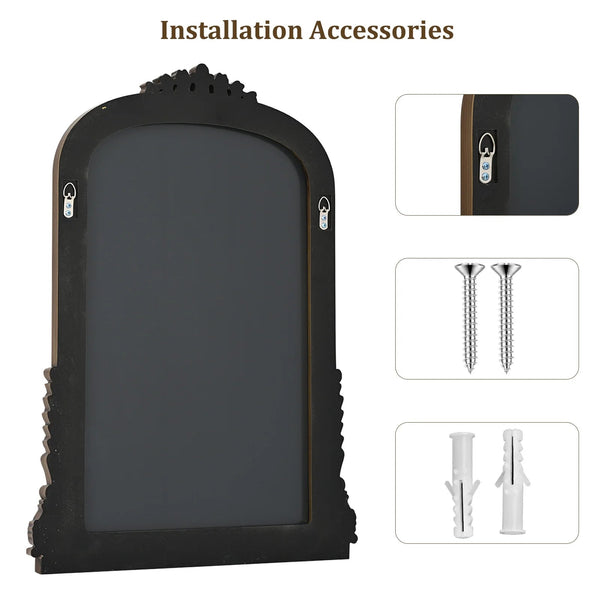 40"X 28" Arched Vanity Mirror Decor Wall Mirror for Bathroom