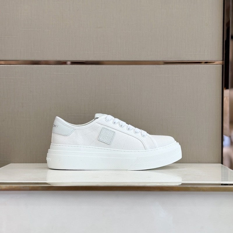 Givenchy Burgundy Slip-On Sneakers - Toe Detail View