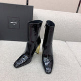 Saint Laurent luxury shoes detail shot
