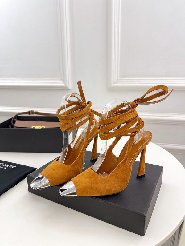 Saint Laurent shoes front view designer style