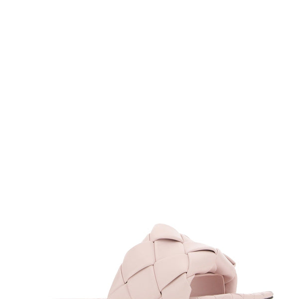 Bottega Veneta premium slides detail and craftsmanship close-up