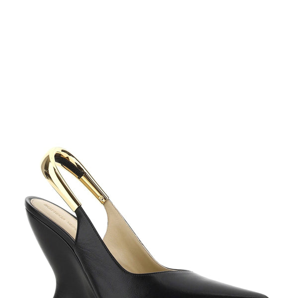 Bottega Veneta premium pumps detail and craftsmanship close-up