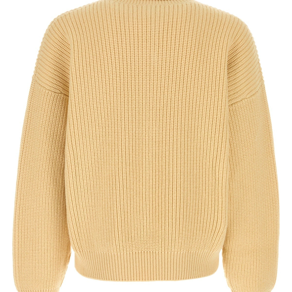 Bottega Veneta Sweaters? Bottega Veneta Men Cream Wool Blend Sweater Premium Casual Designer Knitwear