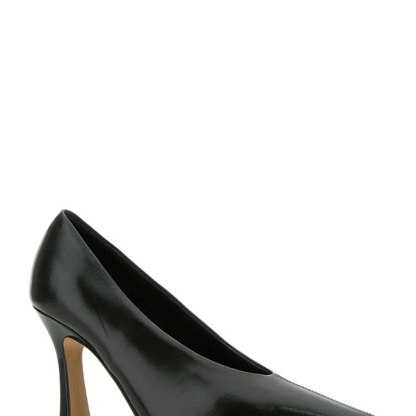 Bottega Veneta Shoes Bottega Veneta Women Dark Green Leather Sofia Pumps Comfortable Everyday Designer Shoes