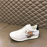 Hermès Camel Chunky Platform Sneakers - Sole Detail View