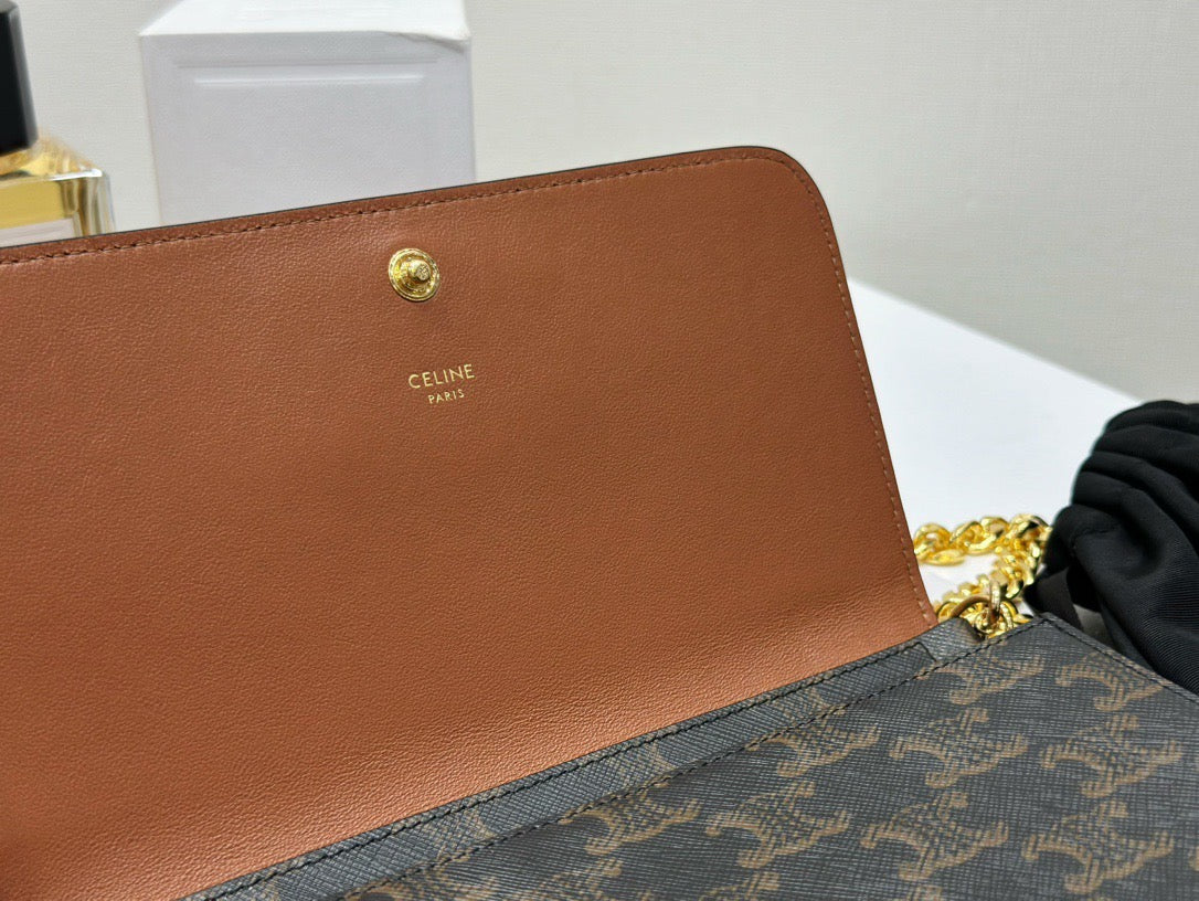 Bags- Cel Multipochette In Triomphe Canvas Bag Luxury Designer Leather Handbag