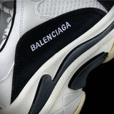 Balenciaga shoes Style 384 - front view, handcrafted italian detailing (alternate angle)