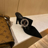 Louis Vuitton shoes Style 263 - front view, iconic logo design (alternate angle)