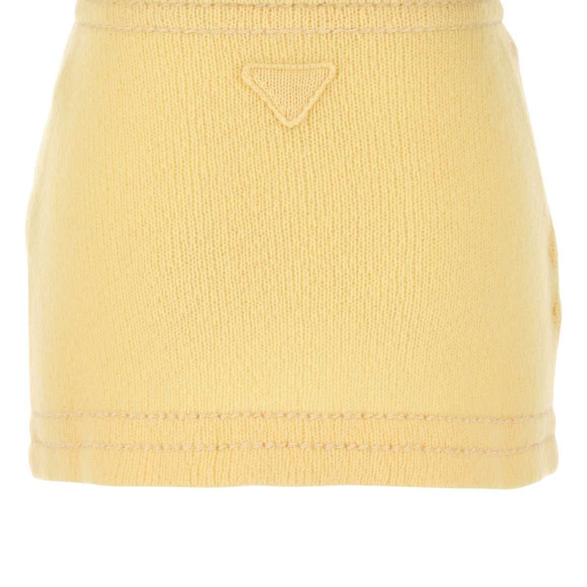 Prada premium skirts detail and craftsmanship close-up