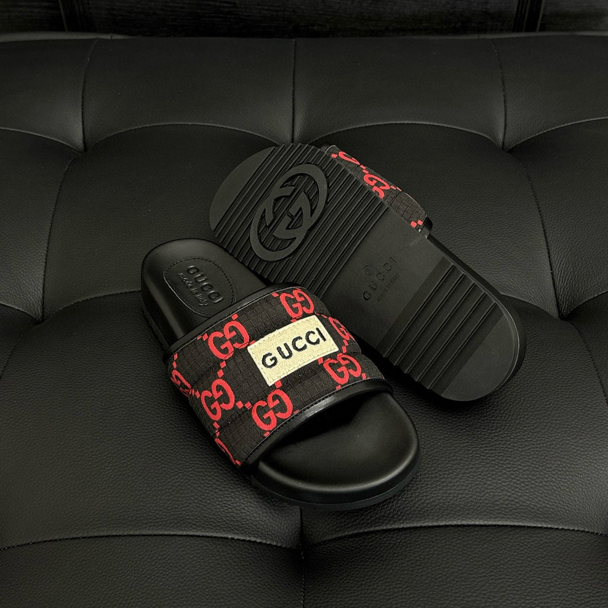 Gucci Shoes- Gucci Slides Premium Designer Casual Shoes