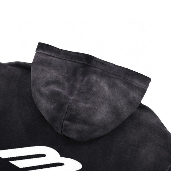 Close-up of Balenciaga designer clothing craftsmanship