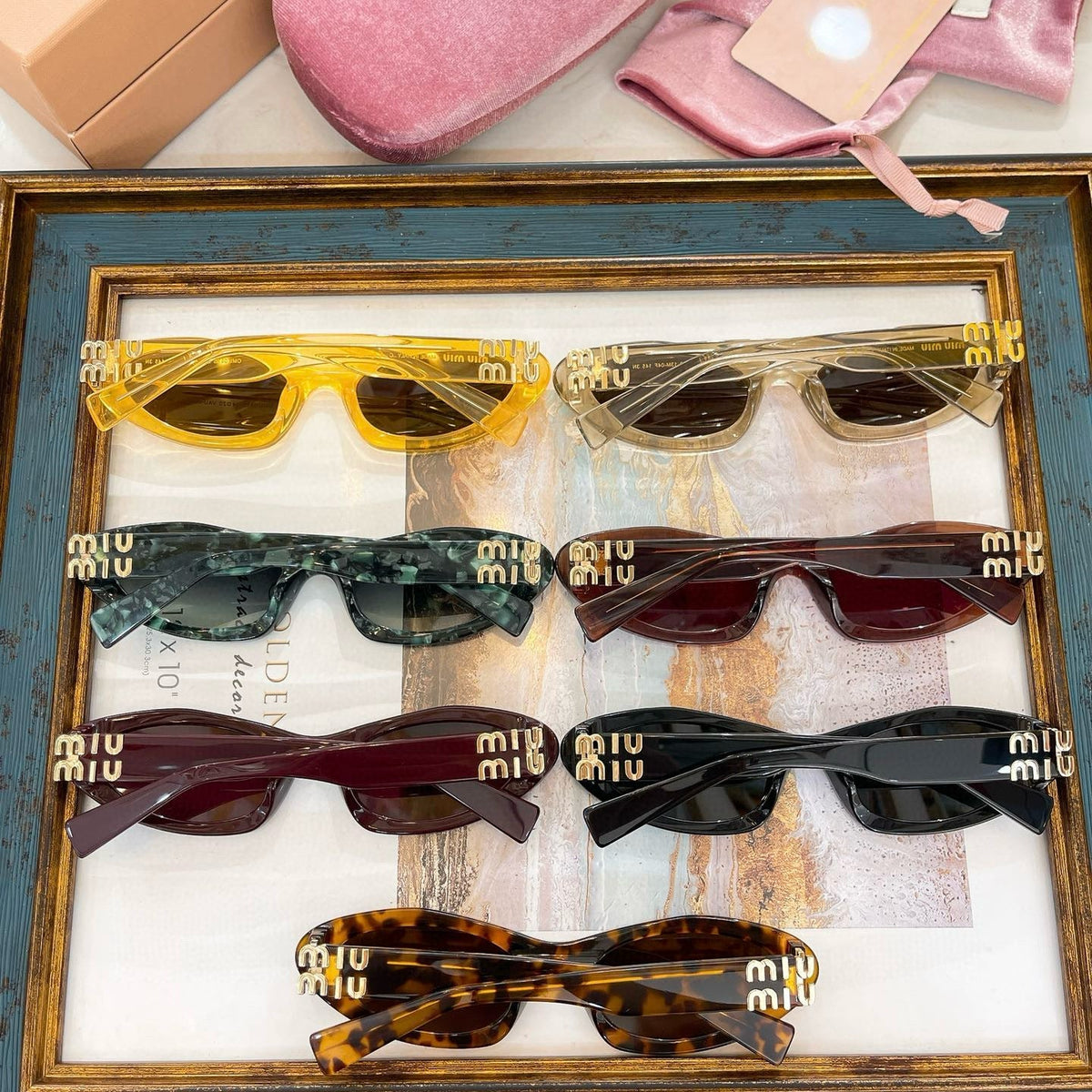 Sunglasses- Miu M Sunglasses Premium Fashion Designer Sunglasses