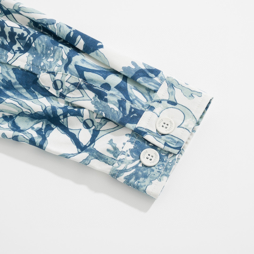 Louis Vuitton Tops- Louis Vuitton Lou Shirt Elegant Everyday Designer Top
