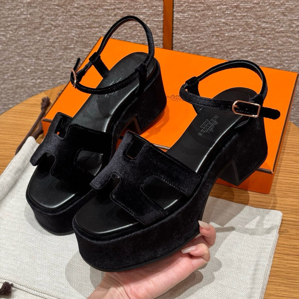 Shoes- Herm Jam 30 Sandals Premium Designer Casual Shoes
