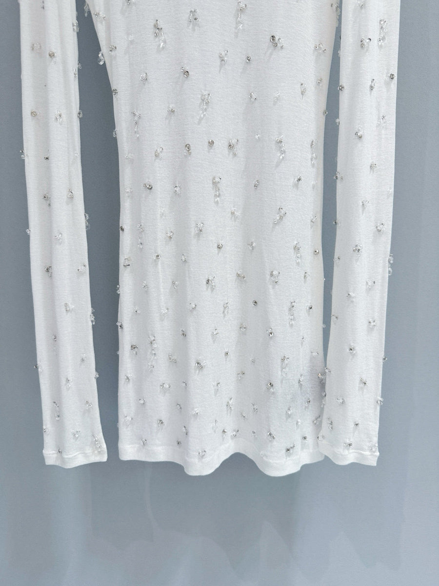 Tops- Miu M Top Elegant Everyday Designer Top