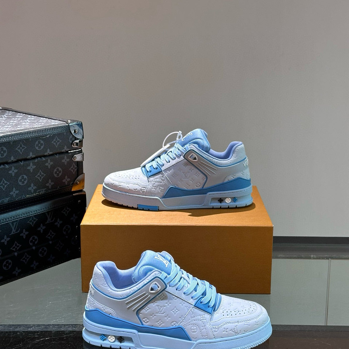 Louis Vuitton Shoes- Louis Vuitton Lou Trainers Comfortable Everyday Designer Shoes
