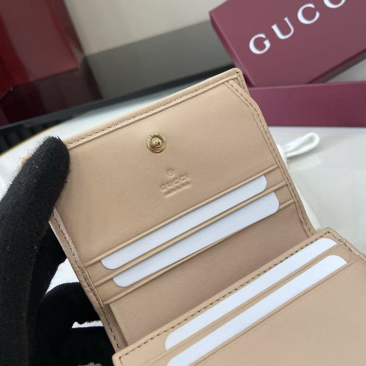 Gucci Wallets- Gucci Marmont Small Wallet Elegant Everyday Leather Wallet