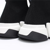 Balenciaga Nude Loafer Flats - Close-Up Texture View