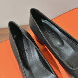 Hermès Chocolate Brown Ankle Strap Heels - Lifestyle Styling Shot