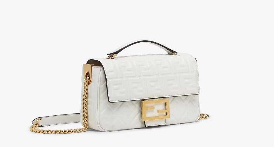 Fendi Bags? Fendi Baguette Chain Midi Nappa leather Bag Premium Designer Shoulder Bag