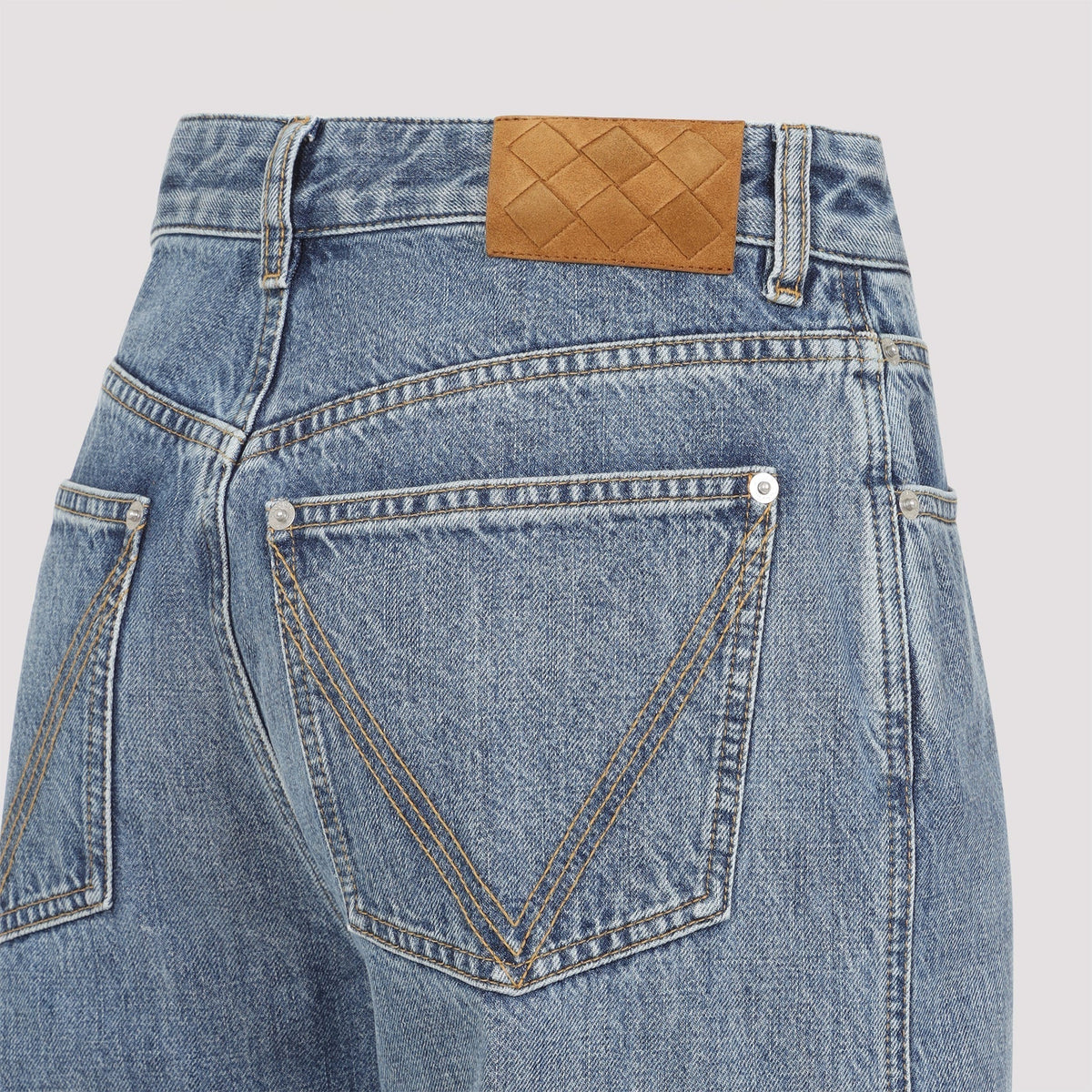 Bottega Veneta pants side profile designer luxury fashion